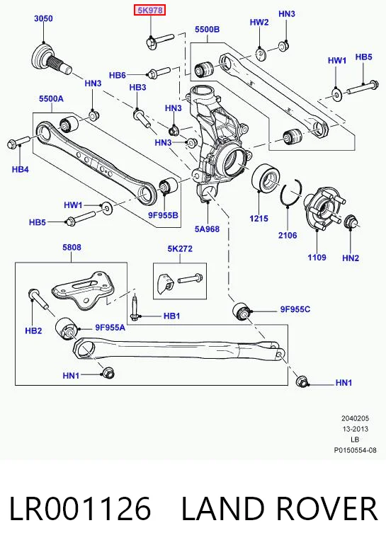 LR001126 Land Rover