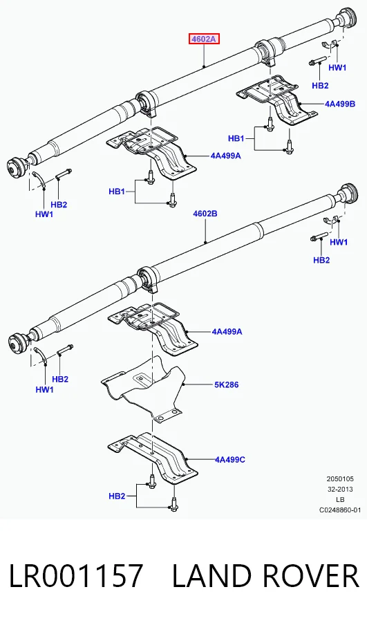 Wał Cardana tylny, kompletny Mazda KG0325100D9U cena, od 77,77 USD