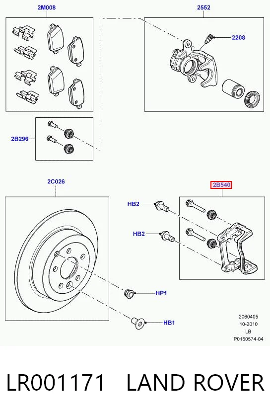 LR001171 Land Rover
