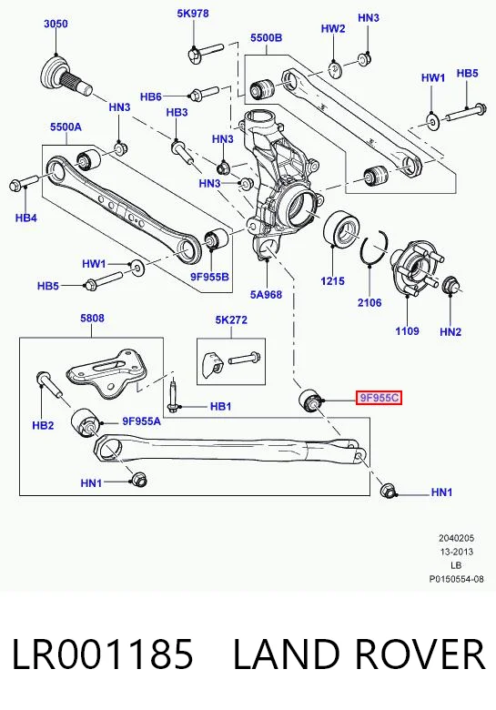 LR001185 Land Rover