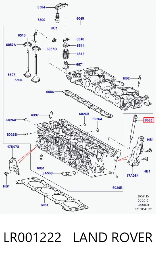 9802033280 Peugeot/Citroen Śruba głowicy cylindrów