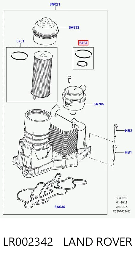 LR002342 Land Rover