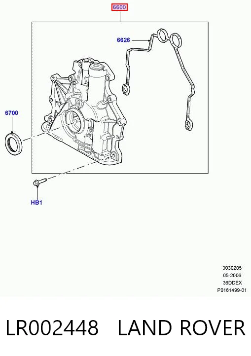 Pompa oleju do Land Rover Range Rover III L322