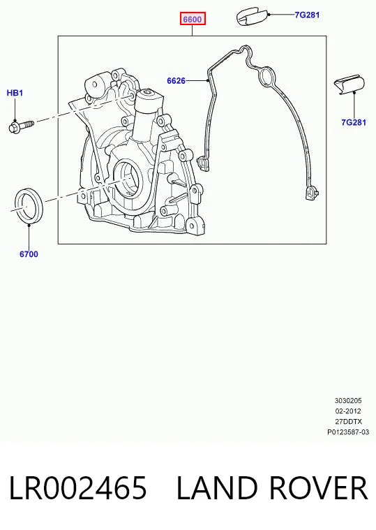 LR002465 Land Rover