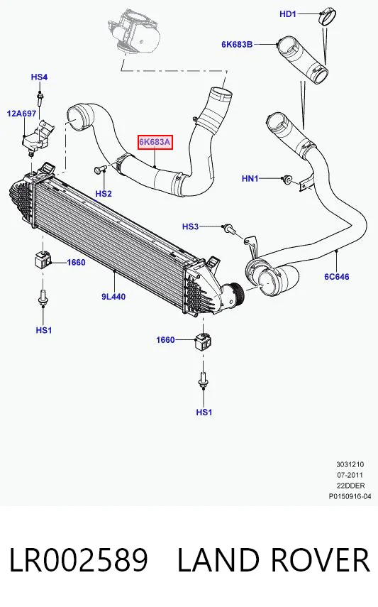 LR002589 Land Rover