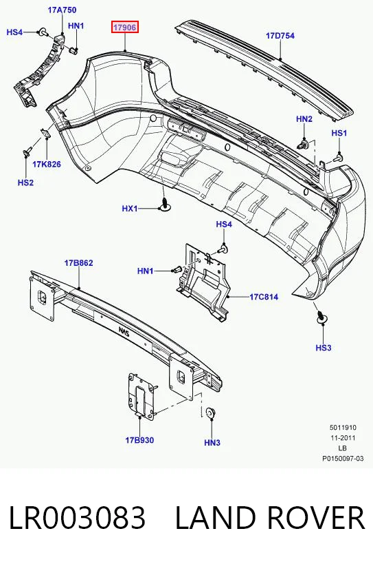 LR003083 Land Rover