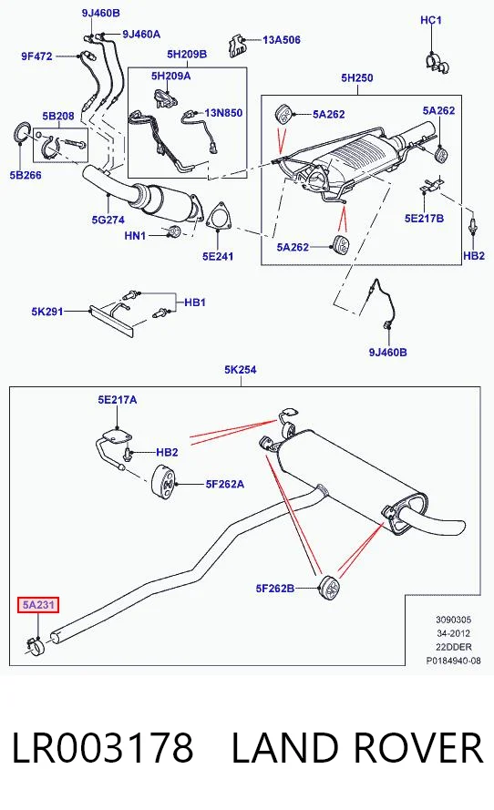 LR003178 Land Rover