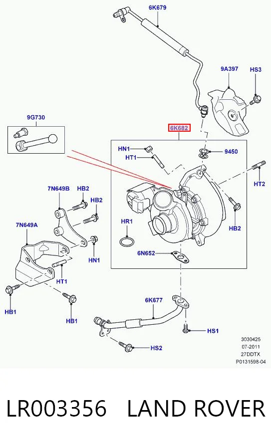 Turbina Land Rover Discovery III
