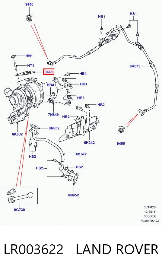 LR003622 Land Rover