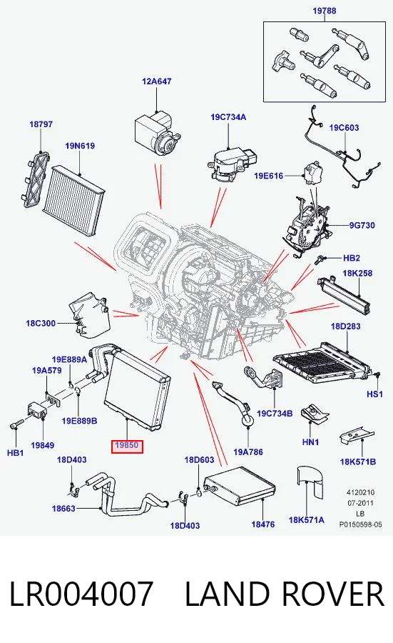 LR004007 Land Rover