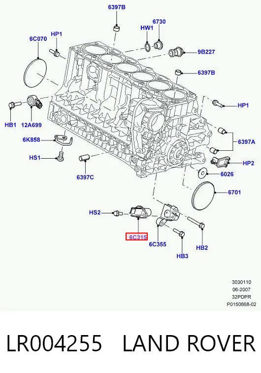 Czujnik położenia wału korbowego Volvo S60 II sedana (134) (2010 - 2018) cena, od 19,23 USD