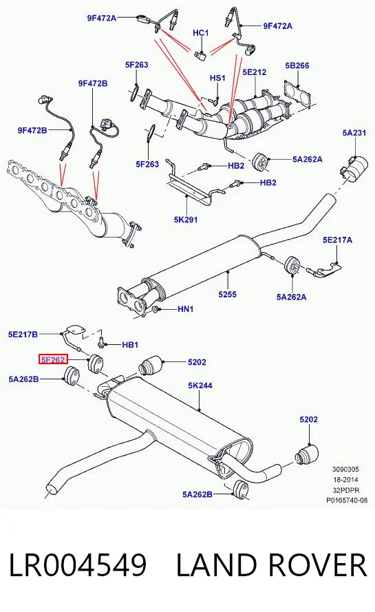 LR004549 Land Rover