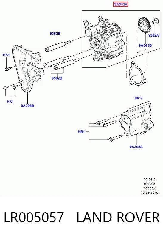 Pompa wtryskowa wysokiego ciśnienia do Land Rover Range Rover III L322