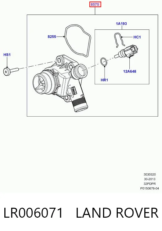 LR006071 Land Rover Termostat