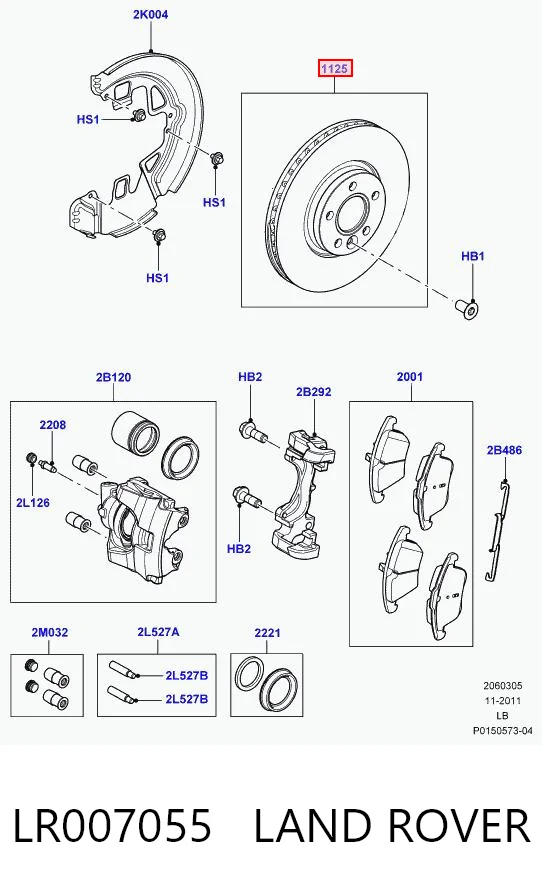 LR007055 Land Rover