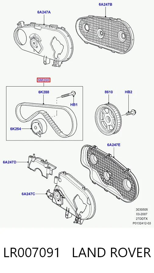 LR007091 Land Rover