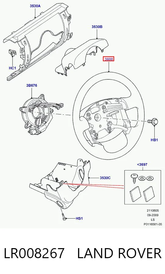Kierownica do Land Rover Range Rover SPORT I L320