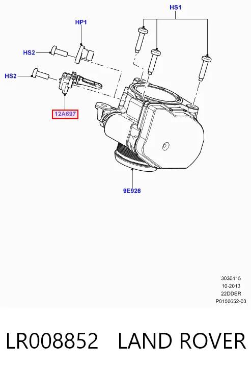 Czujnik temperatury powietrza wlotowego Land Rover Freelander II SUV (L359) (2006 - 2014) cena, od 58,56 USD