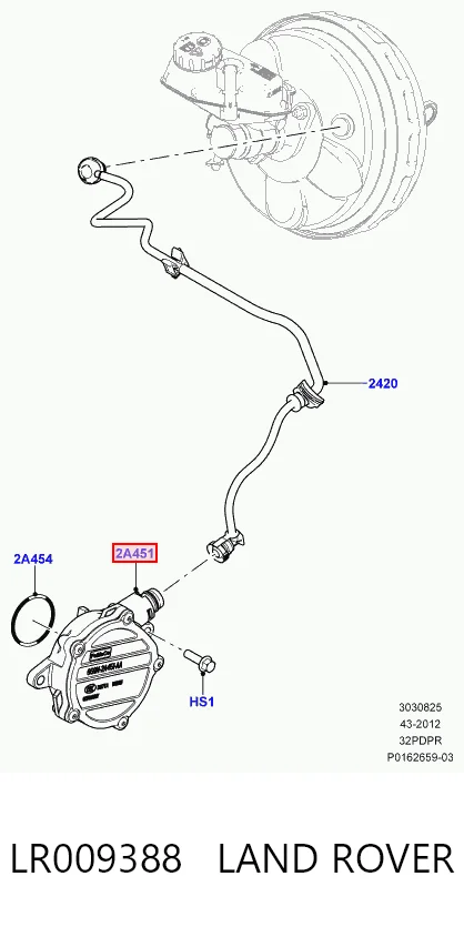 Pompa podciśnienia do Volvo XC90  