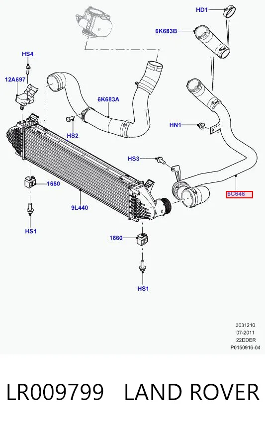 LR009799 Land Rover