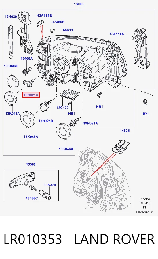 LR010353 Land Rover