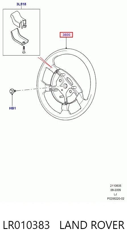Kierownica do Land Rover Range Rover L322