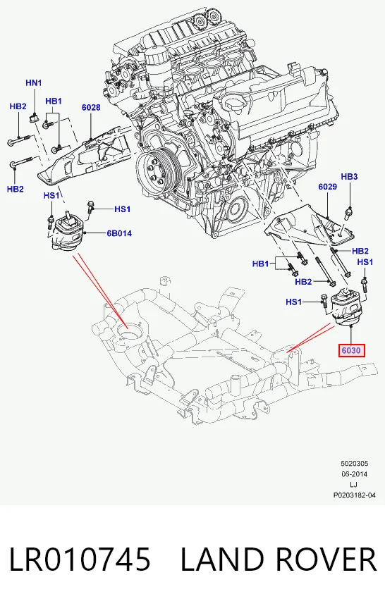 LR010745 Land Rover