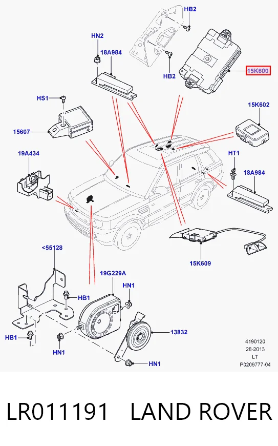 DPLA19H440AD Land Rover 