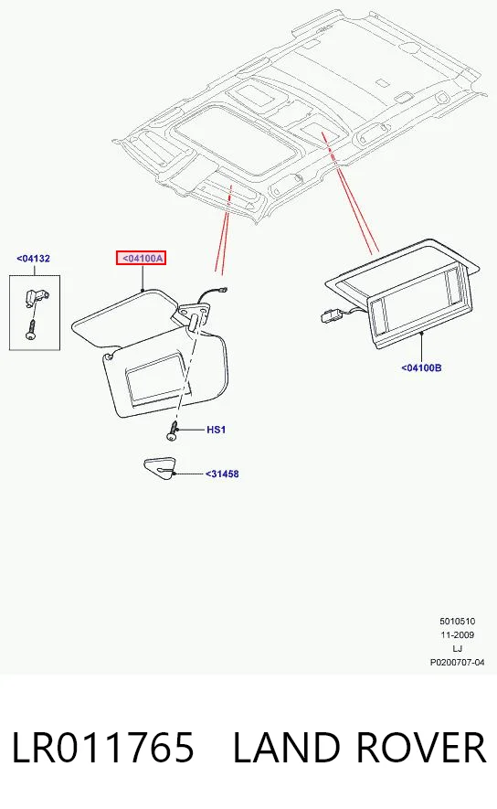 Kupić Osłona przeciwsłoneczna Land Rover Range Rover III L322 w dobrej cenie
