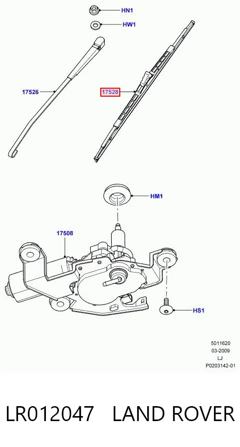 LR012047 Land Rover