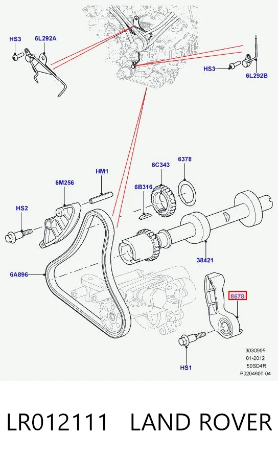 LR012111 Land Rover