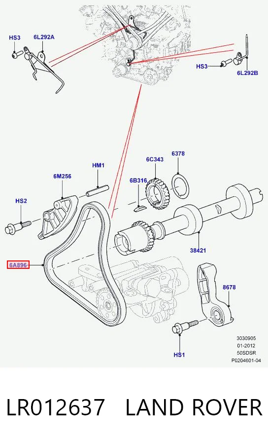 LR012637 Land Rover