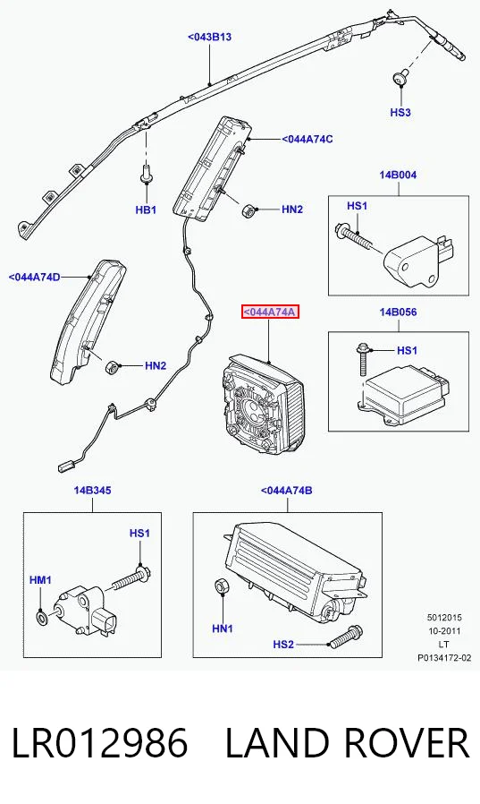LR012986 Land Rover