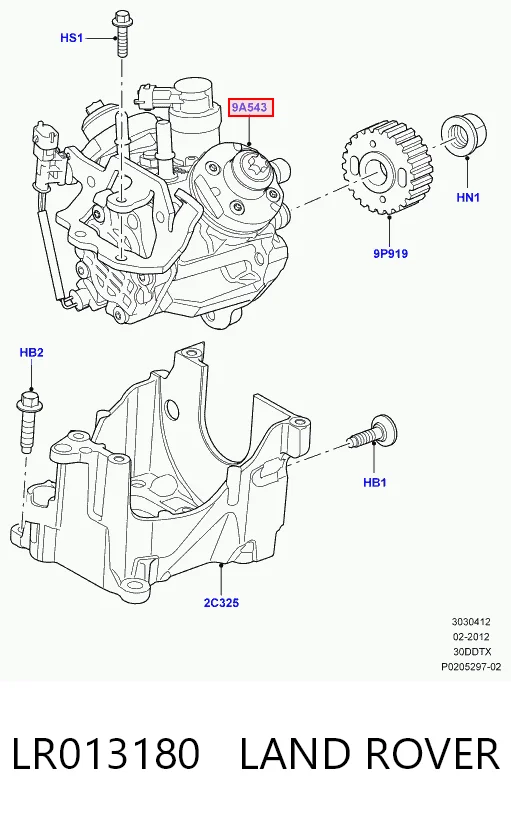 Pompa wtryskowa wysokiego ciśnienia Land Rover Discovery IV SUV (L319) (2009 - 2018) cena, od 506,36 USD