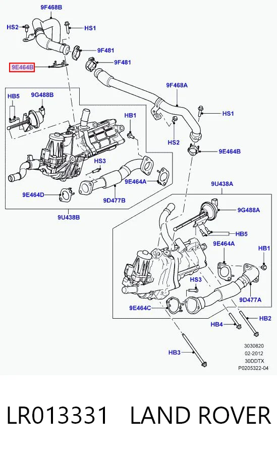LR013331 Land Rover