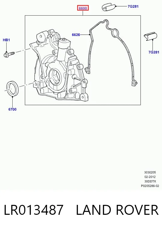 LR013487 Land Rover