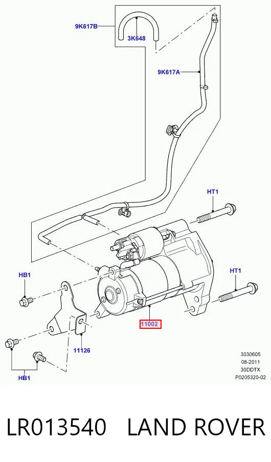 LR013540 Land Rover