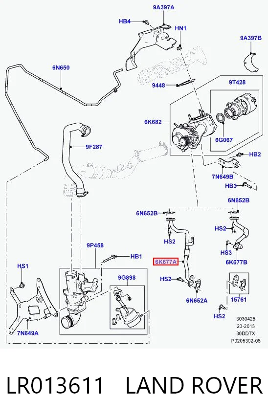 LR013611 Land Rover