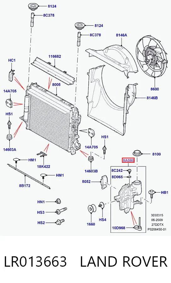 LR013663 Land Rover