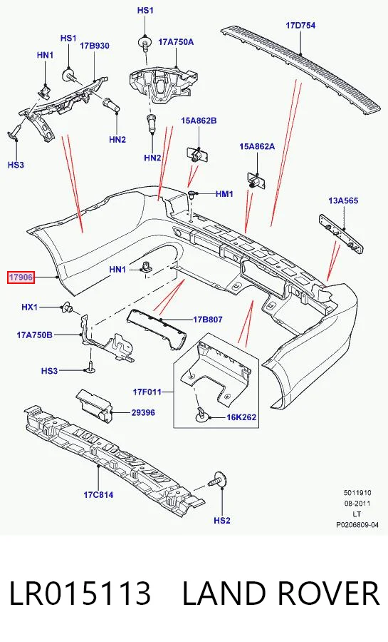 LR015113 Land Rover