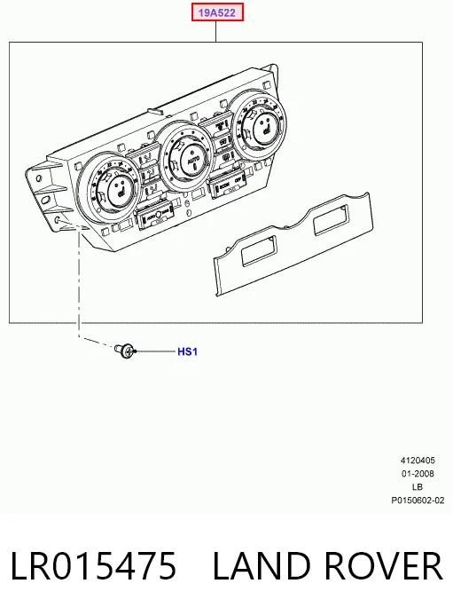 Sterownik trybów ogrzewania/klimatyzacji do Land Rover Freelander II L359
