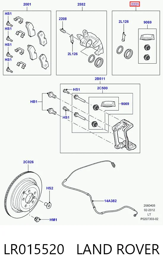 LR015520 Land Rover