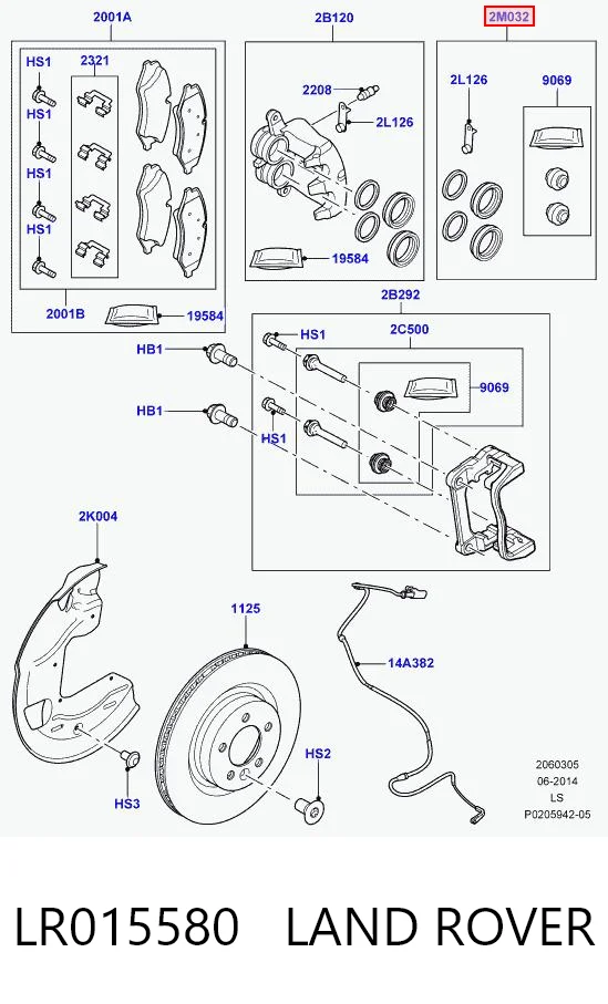 LR015580 Land Rover