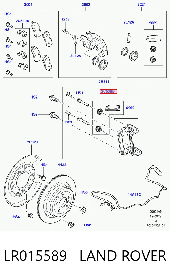 LR015589 Land Rover