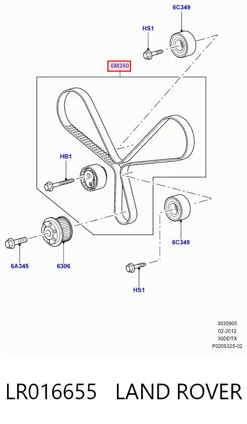 LR016655 Land Rover