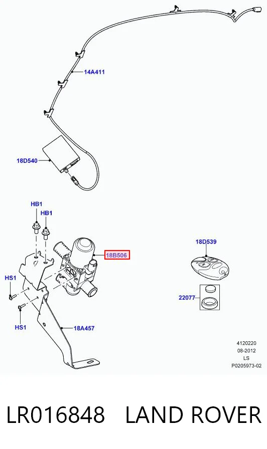 LR016848 Land Rover