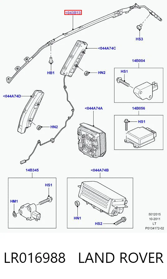 LR016988 Land Rover