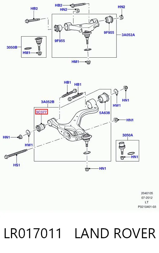 LR017011 Land Rover