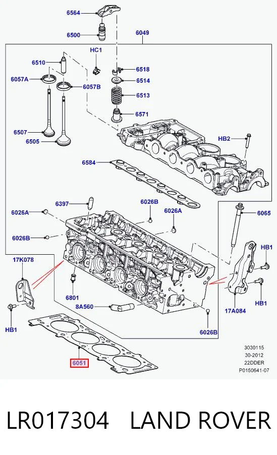 LR017304 Land Rover
