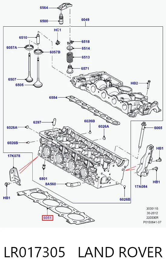 LR017305 Land Rover